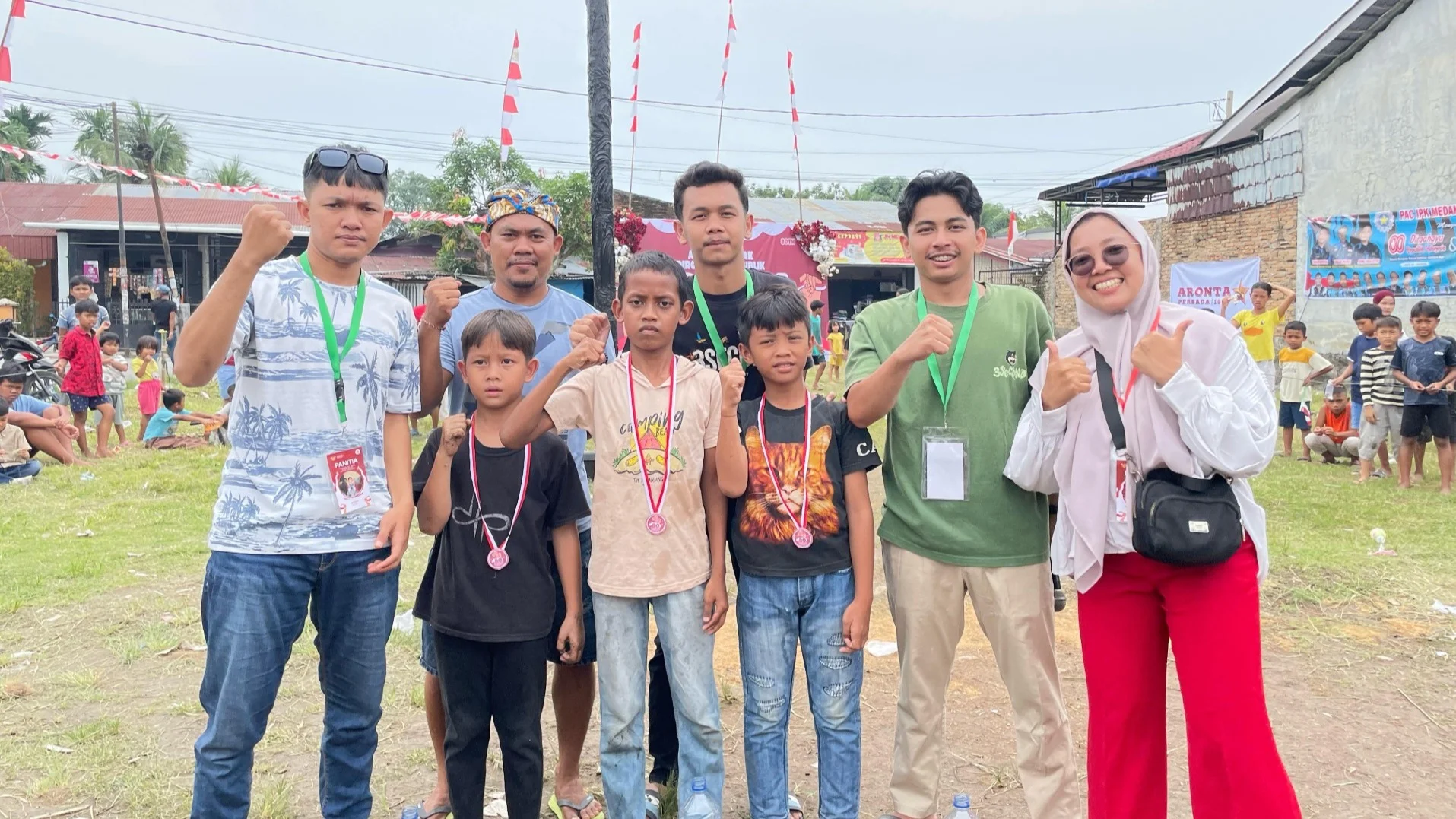 Budaya Karo Meriahkan HUT ke-80 RI di Lingkungan IV Simpang Selayang