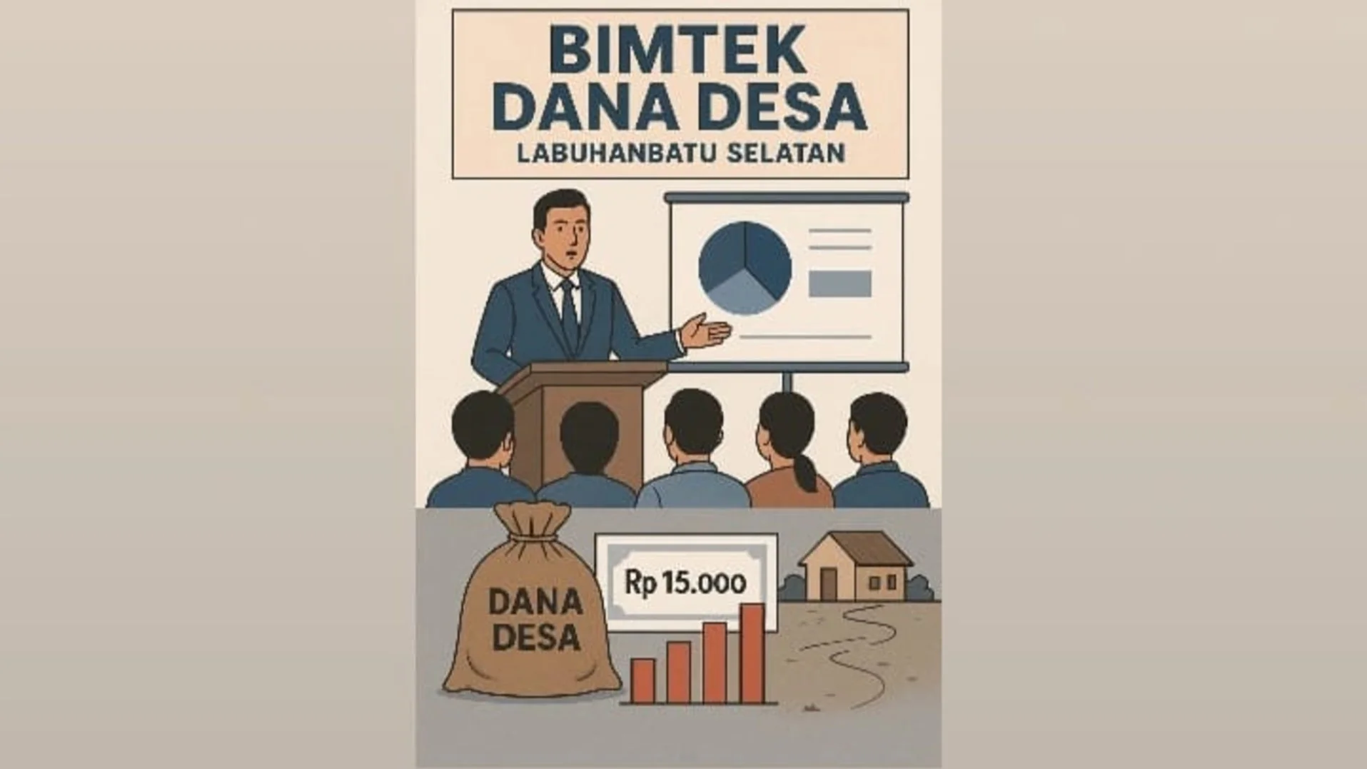 Dana Desa untuk Bimtek Mewah, Dinas Pemdes Labuhanbatu Selatan Dinilai Boros di Tengah Krisis Anggaran
