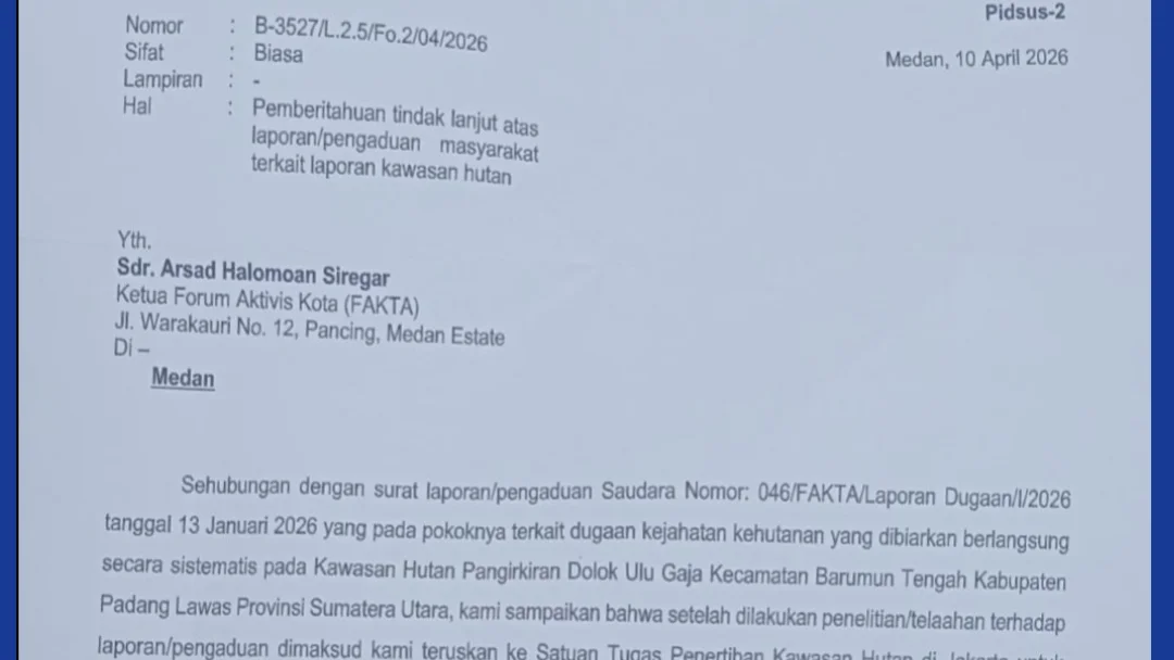 KEJAGUNG TURUN TANGAN! DUGAAN KEJAHATAN HUTAN DI PADANG LAWAS NAIK LEVEL NASIONAL INISIAL  (E.S)