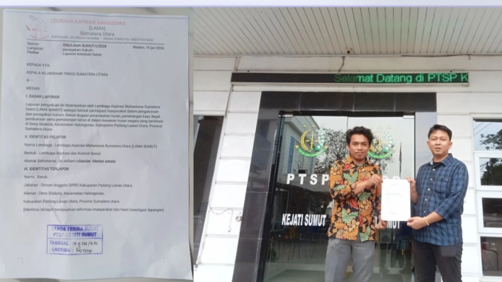 Ketua LAMA dan Ketua ALARM Resmi Laporkan Oknum DPRD Paluta ke Kejati Sumut, Desak Operasi Terpadu Libatkan BAIS dan Pidsus