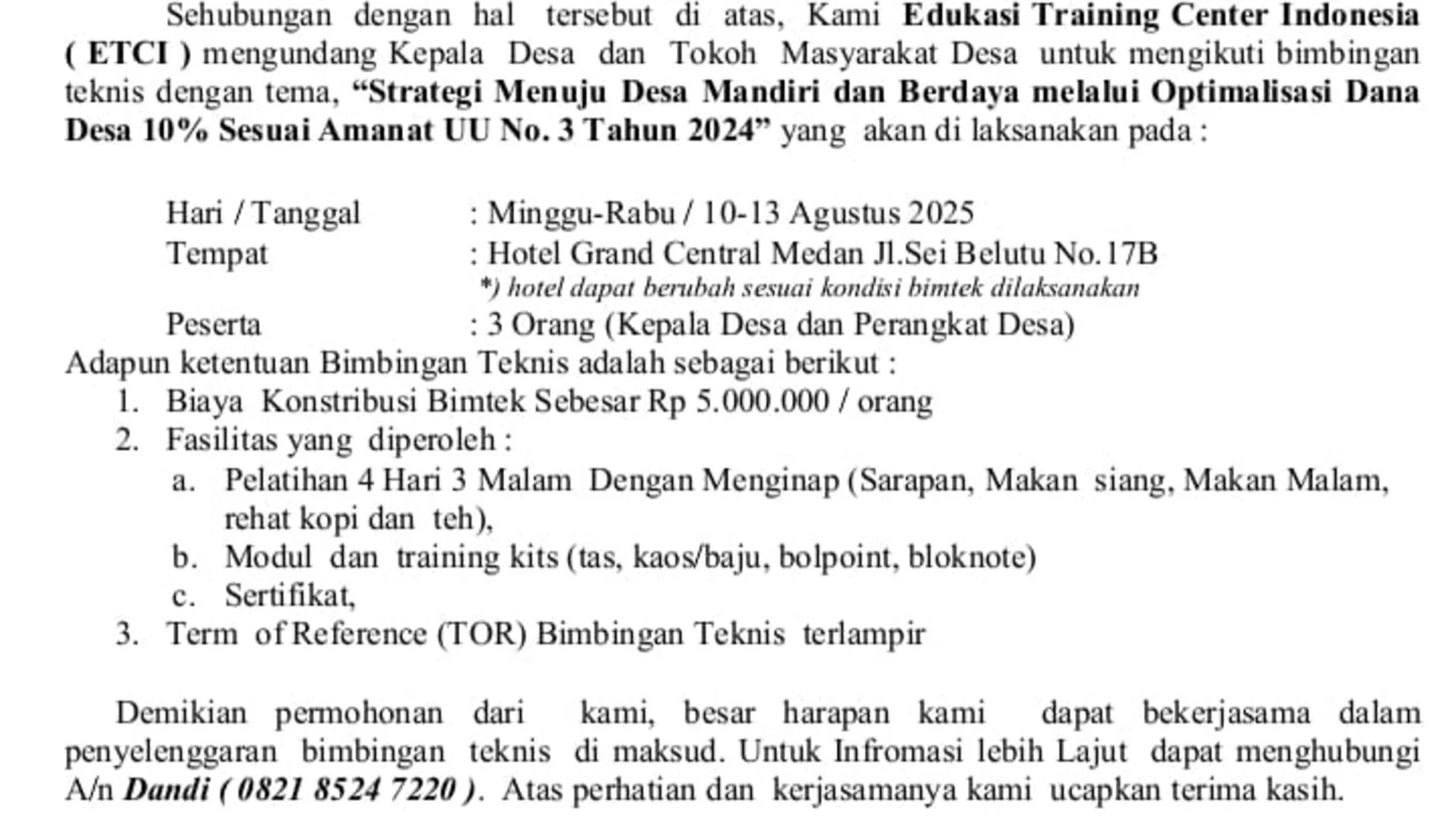 Labuhanbatu Selatan Mengadakan Bimtek Desa Diduga Untuk Mendapatkan Keuntungan Pejabat!