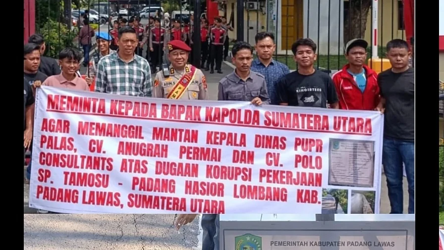 Rekontruksi jalan Sp. Tamosu-Padang Hasior Lombang Palas tercium aroma korupsi