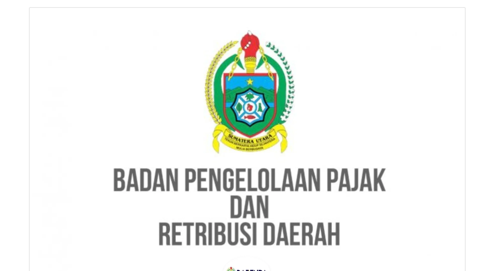 Tender Event Gebyar Pajak Sumut 2026 Bernilai Rp28 Miliar